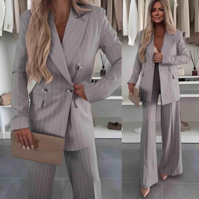 Power Pinstripe Suit Set - Image 2