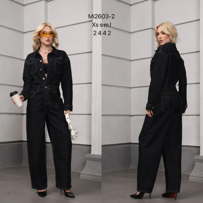 Urban Denim Jumpsuit - Image 2