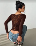 Lace Back Seduction Top - Image 3