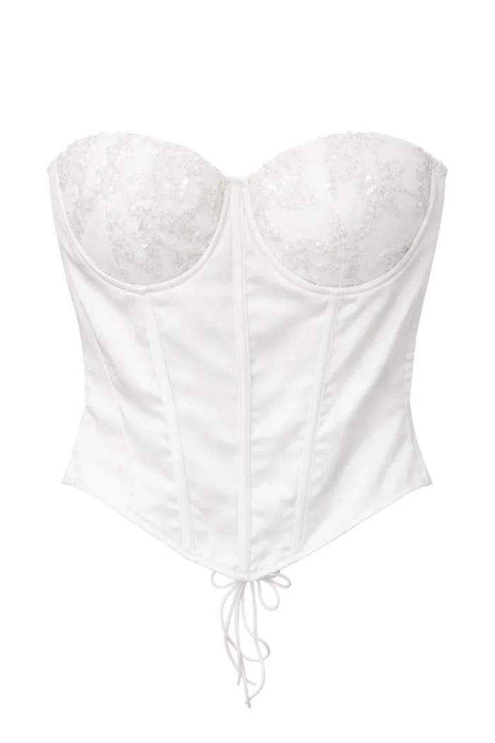 Satin Glow Corset Top - Image 3