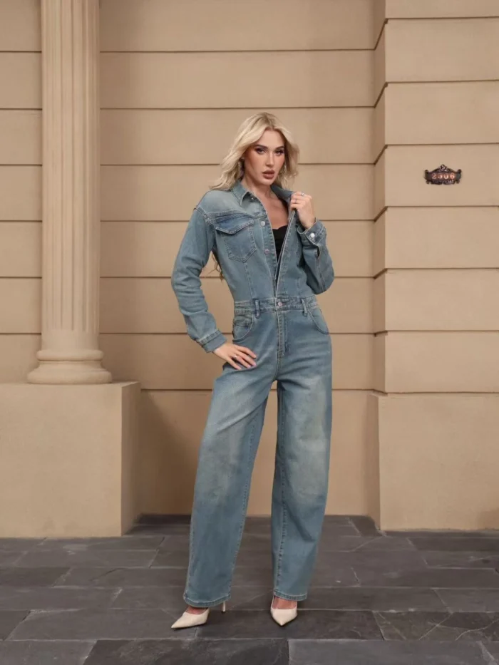 Urban Denim Jumpsuit - Image 5