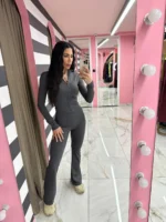 Sculpt Fit Zip Set – Grey