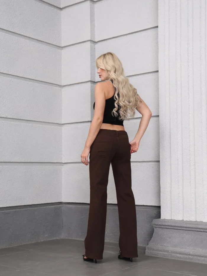 Mocha Flow Wide-Leg Pants - Image 2