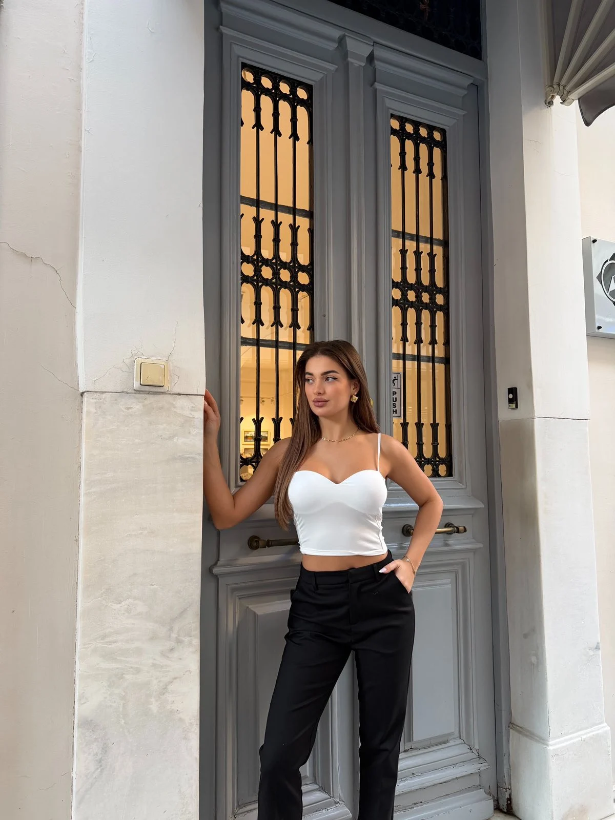 0-02-0a-ee7b0ffd0895997da9fba68acd20ec2f68d390fc894e4250f9fa59681c0df090_220ca61f5af Ivory Glow Top - Image 1