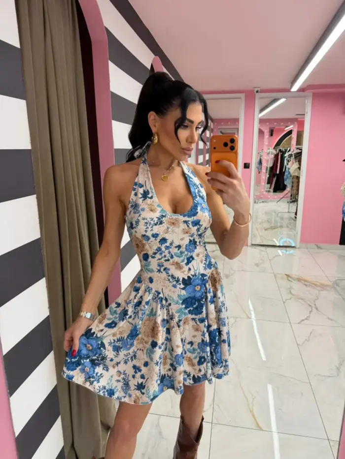 Floral Dream Mini Dress - Image 6