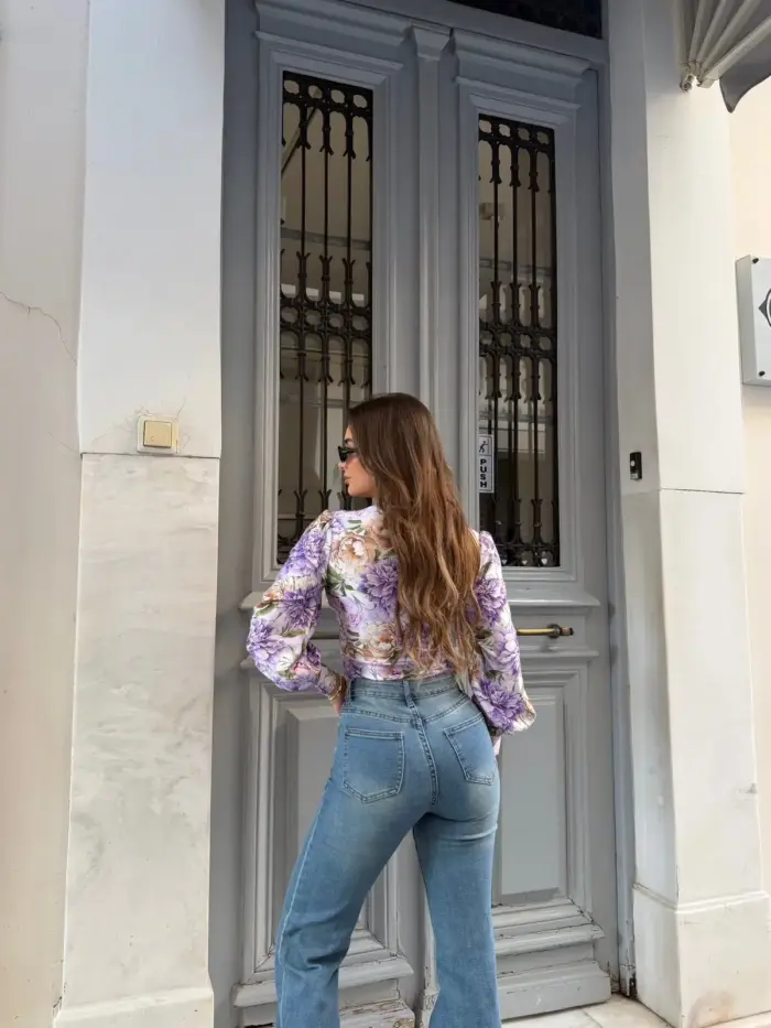 Floral Shape Bodysuit - Image 9