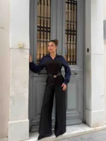 Elegant Contrast Jumpsuit