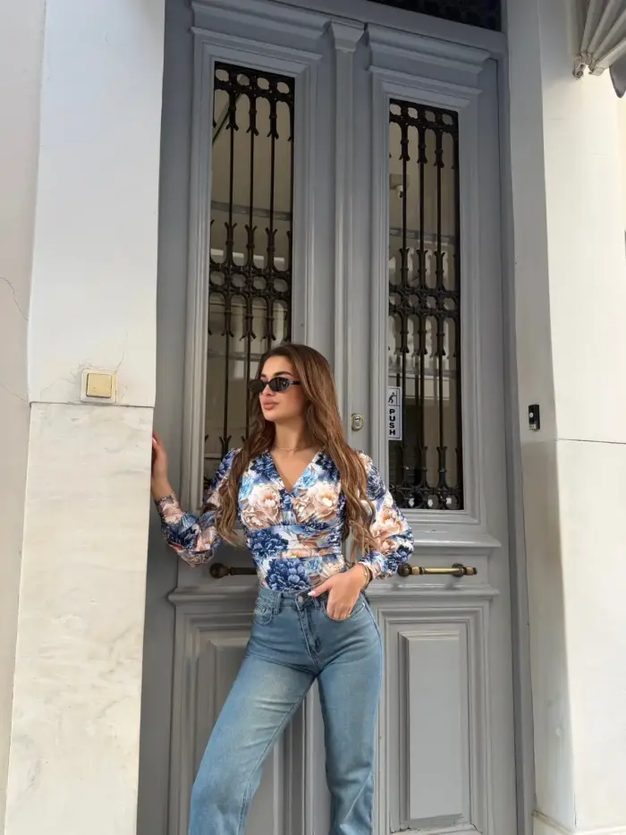 Floral Shape Bodysuit - Image 6