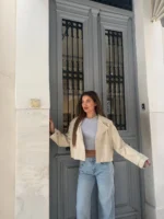 Cropped Chic Jacket - Image 5