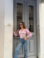 Floral Shape Bodysuit - Image 2