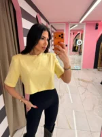 Basic Crop Top Tee - Image 2