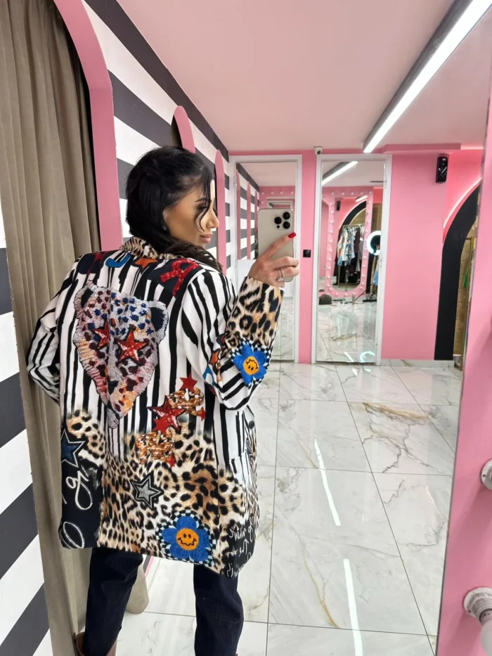 Wild Star Leopard Blazer - Image 2