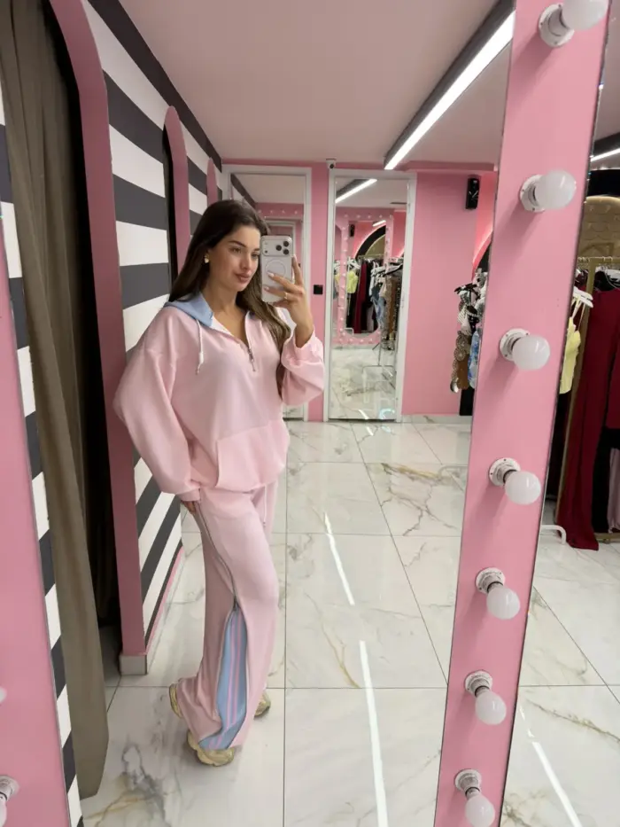 Baby Pink Sporty Set - Image 2