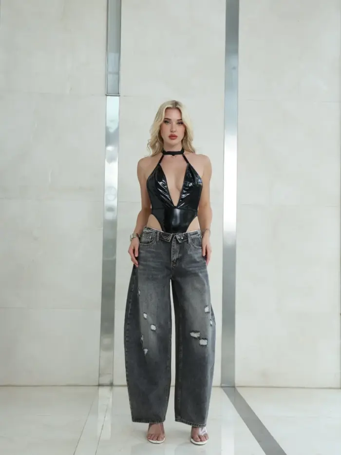 Urban Loose Denim Pants - Image 3