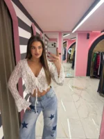 Romantic Lace Blouse - Image 5