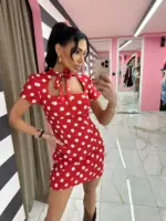 Polka Dot Chic Mini Dress