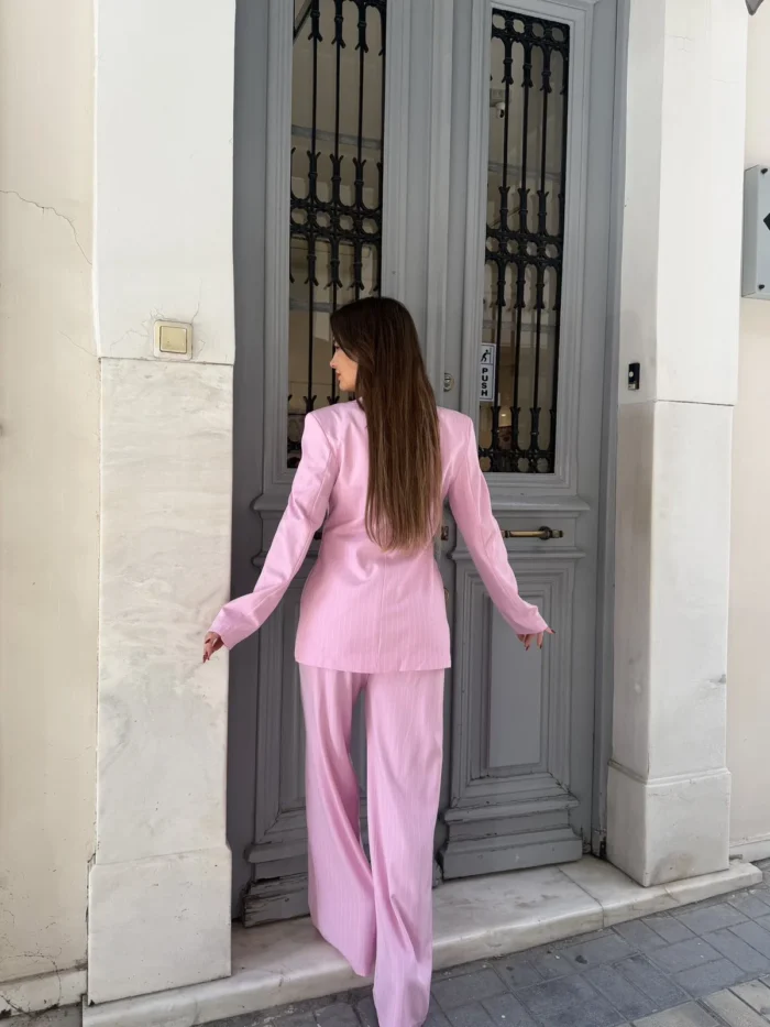 Elegant Pinstripe Suit Set - Image 2