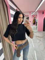 Basic Crop Top Tee - Image 4