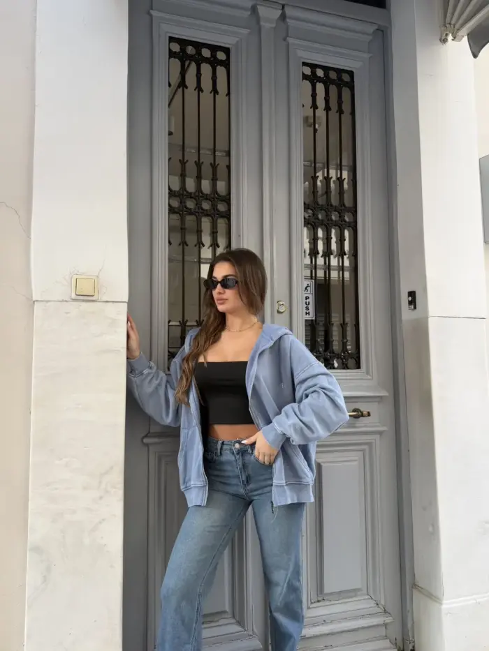 Sky Street Oversized Jacket - Image 2