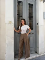 Mocha Wide Leg Pants