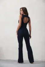 Denim Curve Jumpsuit - Image 2