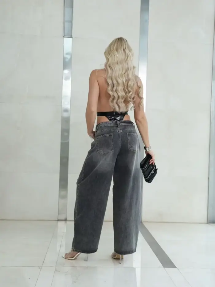 Urban Loose Denim Pants - Image 4