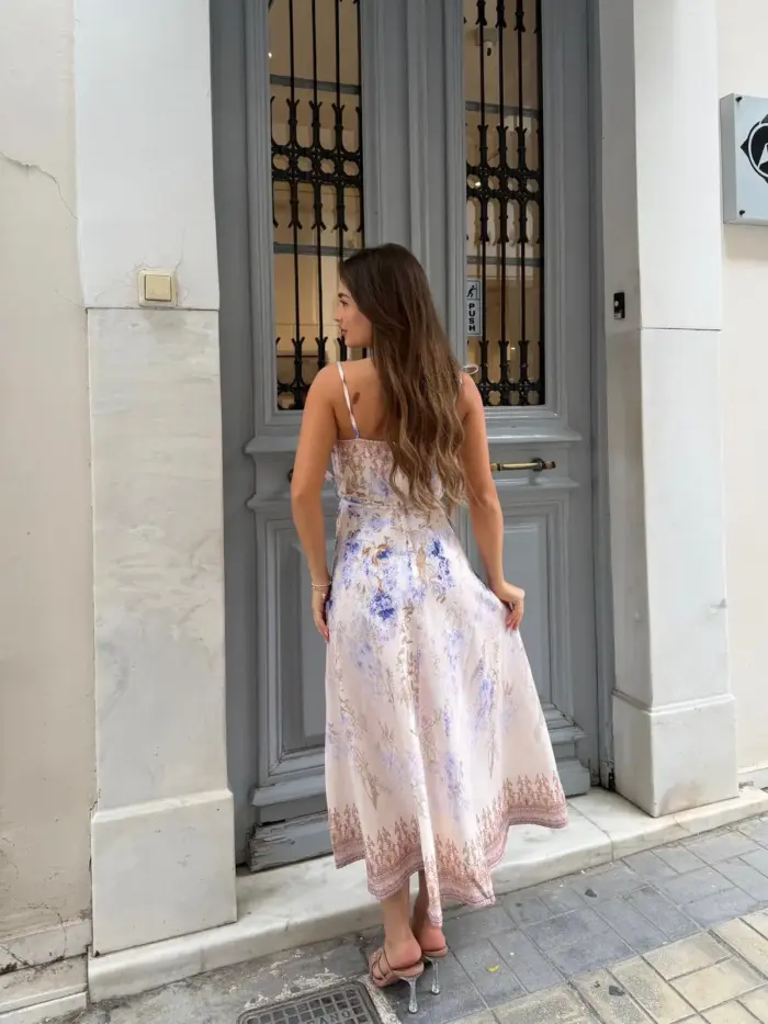 Blossom Grace Midi Dress - Image 2