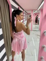 Satin Glow Dress - Image 2