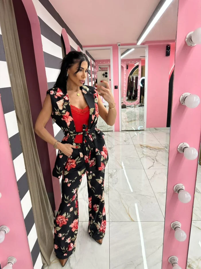 Floral Chic Suit Set - Image 4