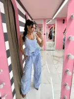 Lumina Striped Wide Leg Pants