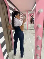 Denim Muse Jumpsuit - Image 2