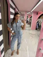 Denim Breeze Jumpsuit