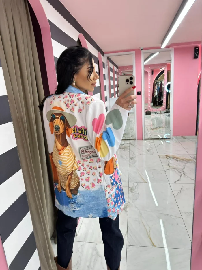 Pop Art Heart Blazer - Image 2