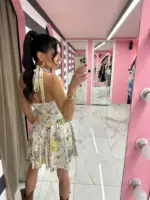Floral Dream Mini Dress - Image 3