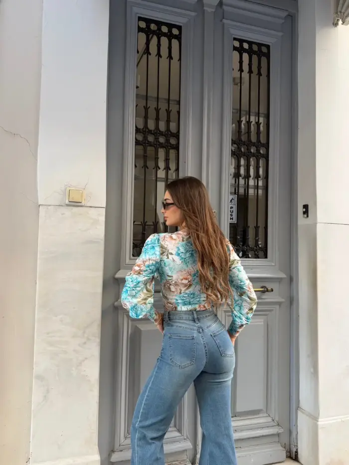 Floral Shape Bodysuit - Image 11