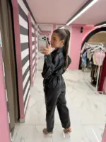 Noir Chic Jumpsuit - Image 2