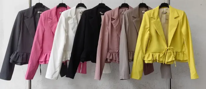 Chic Ruffle Blazer - Image 3