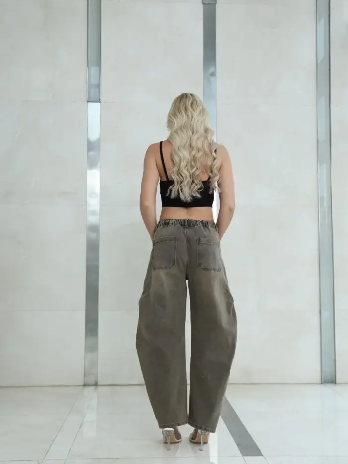 Denim Balloon Fit Jeans - Image 6