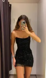 Midnight Glow Mini Dress